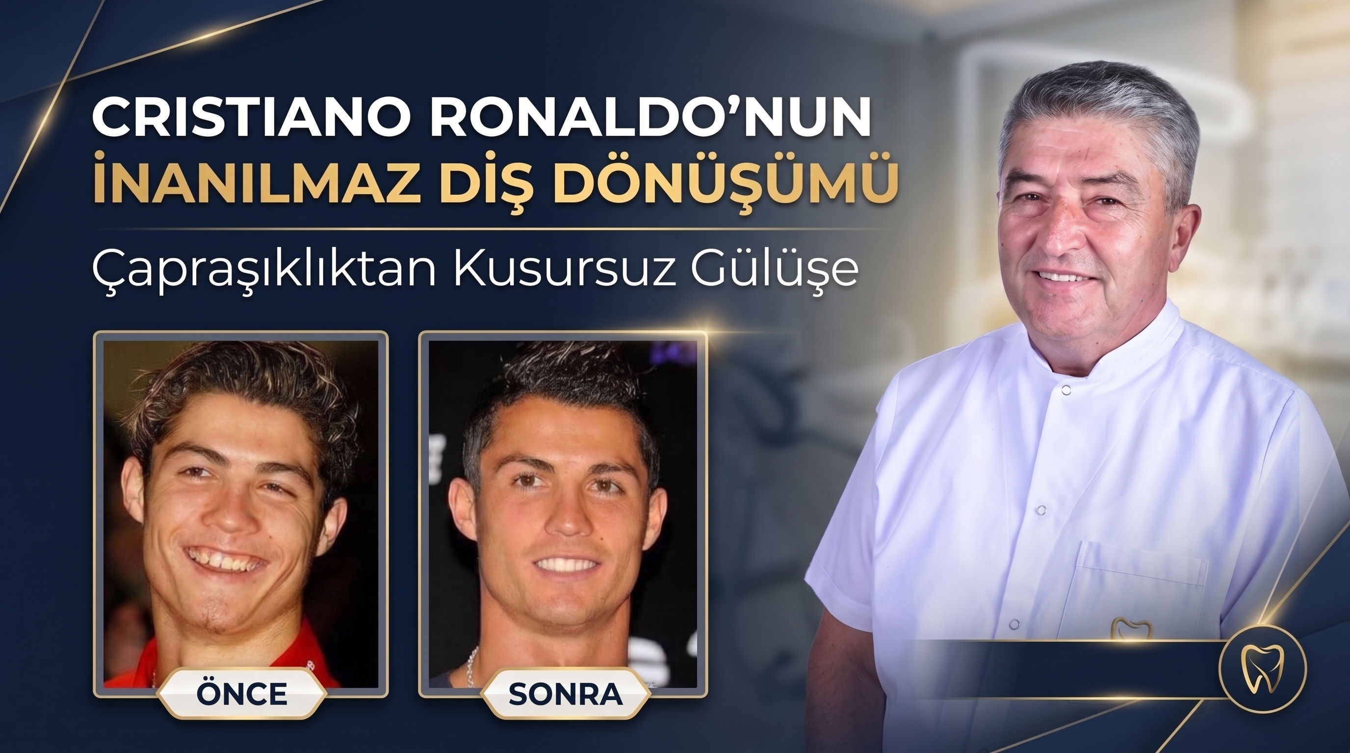 Cristiano Ronaldo'nun İnanılmaz Diş Dönüşümü: Çapraşıklıktan Kusursuz Gülüşe