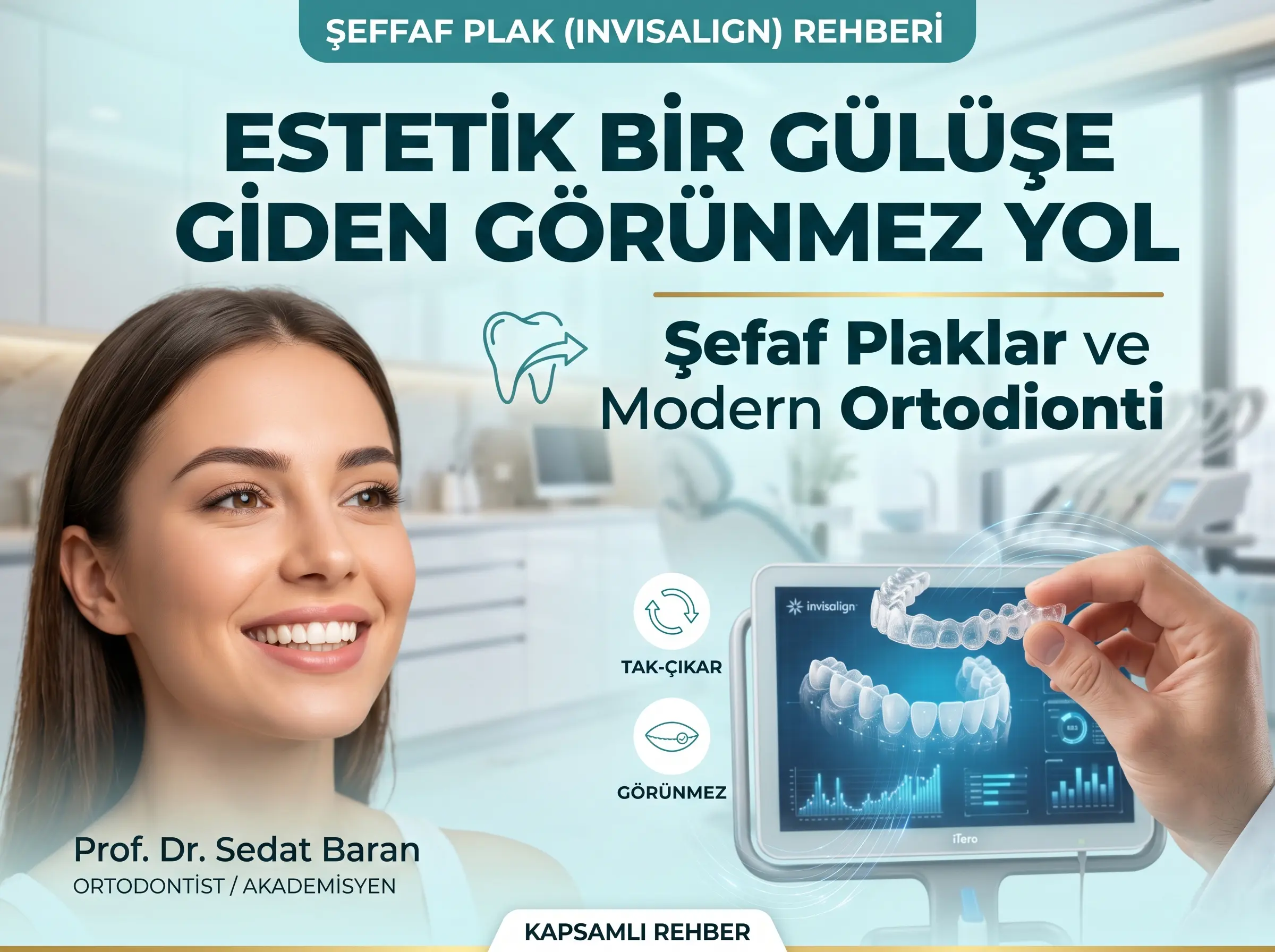 Modern Ortodonti ve Şeffaf Plak (Invisalign) Rehberi: Estetik Bir Gülüşe Giden Yol